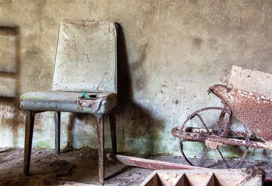 Chair and Wheelbarrow - Forsaken Ireland