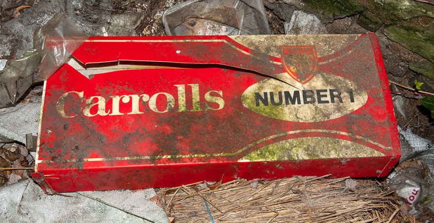 Broken Carrolls Number Cigarette sign