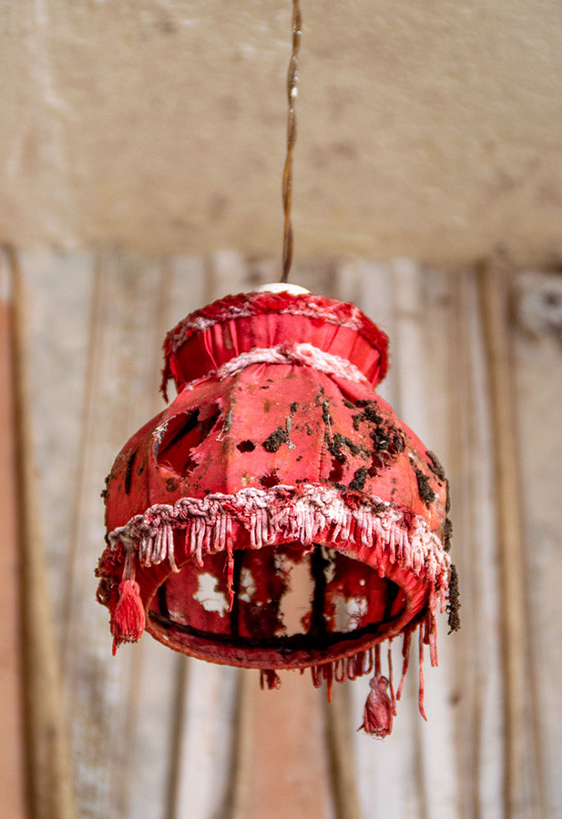 Red lampshade - Forsaken Ireland series