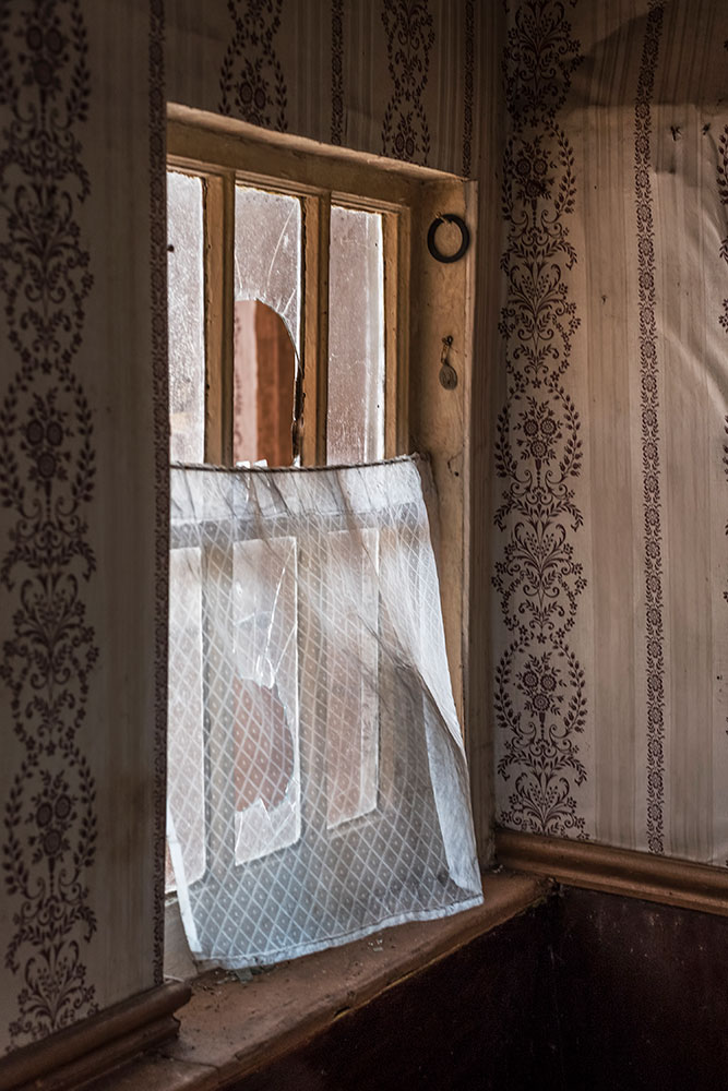 Net curtain from An Essence of Presence exhibition