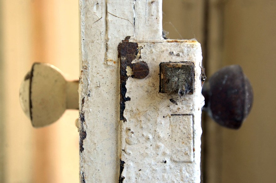 White and Black door knobs - Forsaken Ireland series