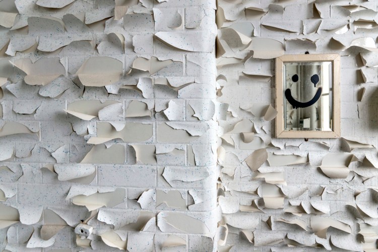 Peeling Paint Hospital Shower Room - Stories That Remain Untold exhibition